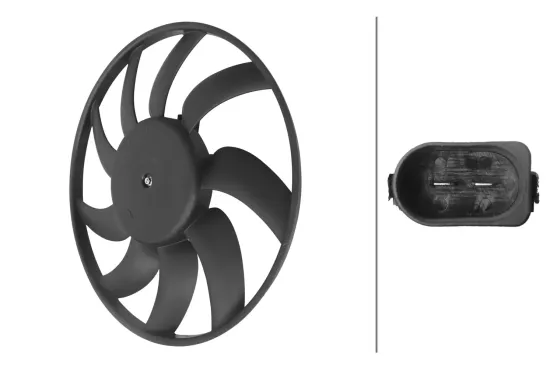 Lüfter, Motorkühlung 12 V HELLA 8EW 366 420-271 Bild Lüfter, Motorkühlung 12 V HELLA 8EW 366 420-271