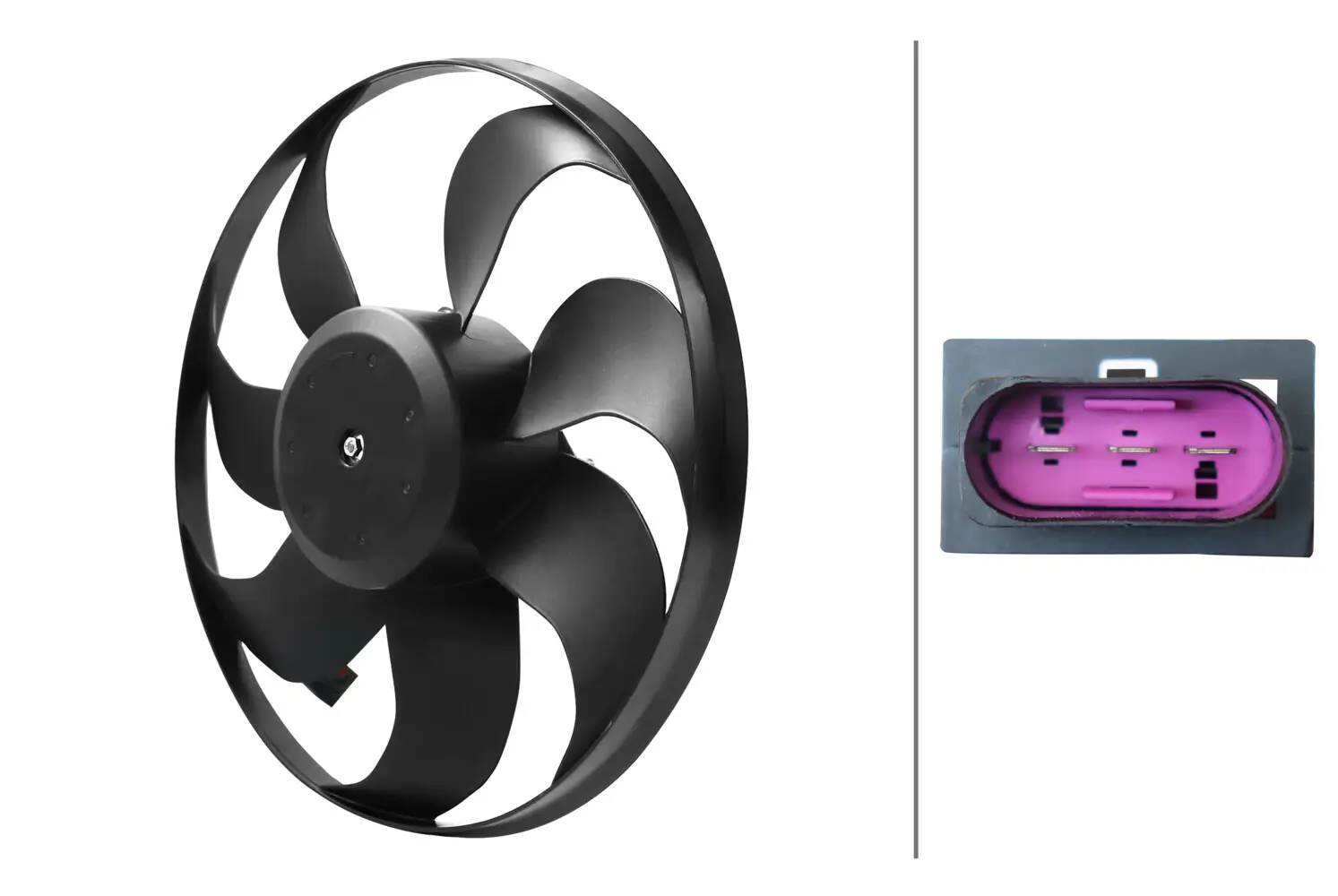 Lüfter, Motorkühlung 12 V HELLA 8EW 366 420-281