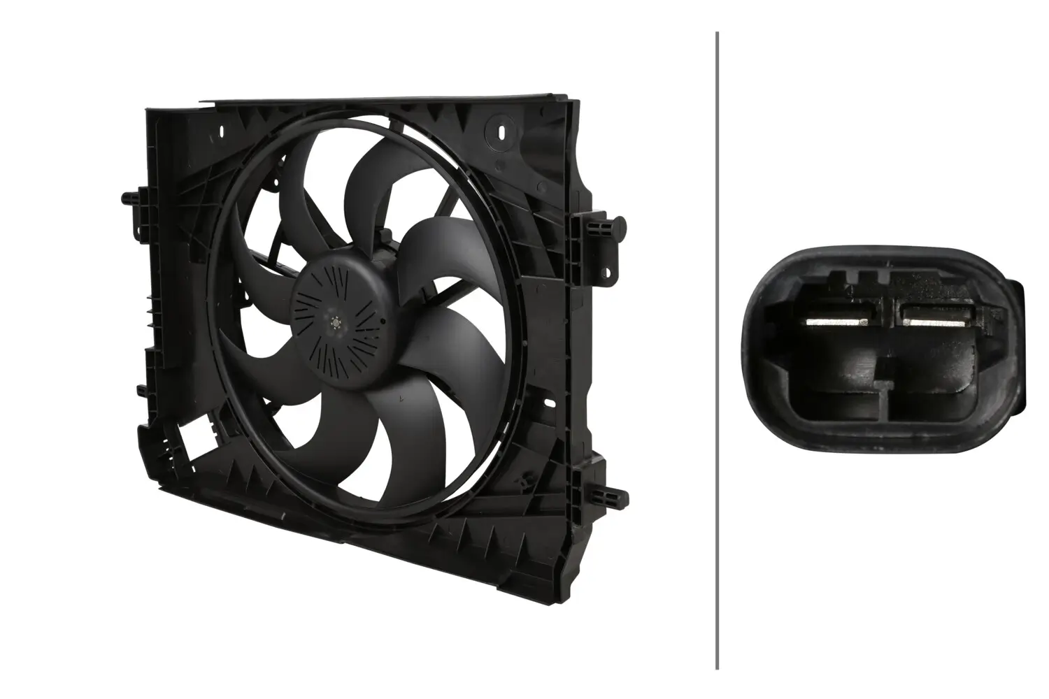 Lüfter, Motorkühlung 12 V HELLA 8EW 366 420-351