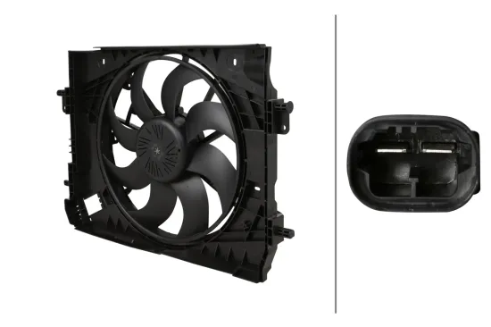 Lüfter, Motorkühlung 12 V HELLA 8EW 366 420-351 Bild Lüfter, Motorkühlung 12 V HELLA 8EW 366 420-351