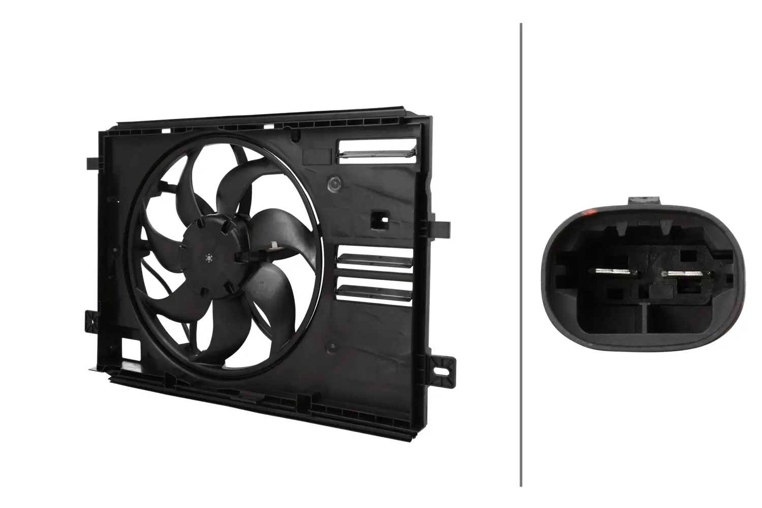 Lüfter, Motorkühlung 12 V HELLA 8EW 366 420-361