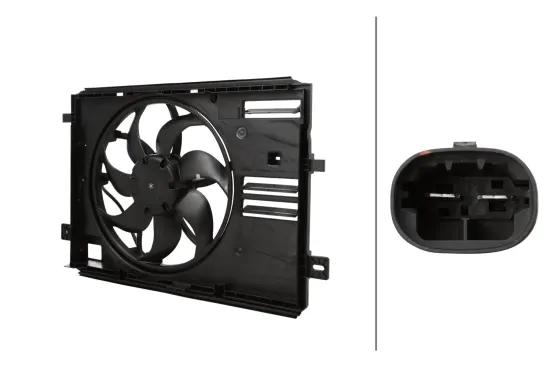 Lüfter, Motorkühlung 12 V HELLA 8EW 366 420-361 Bild Lüfter, Motorkühlung 12 V HELLA 8EW 366 420-361