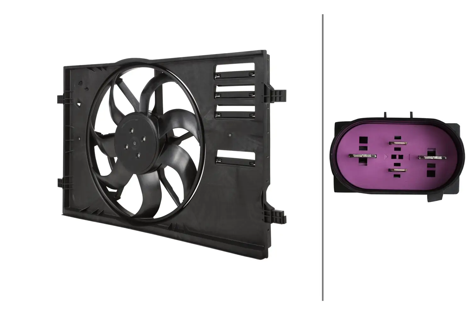 Lüfter, Motorkühlung 12 V HELLA 8EW 366 420-391