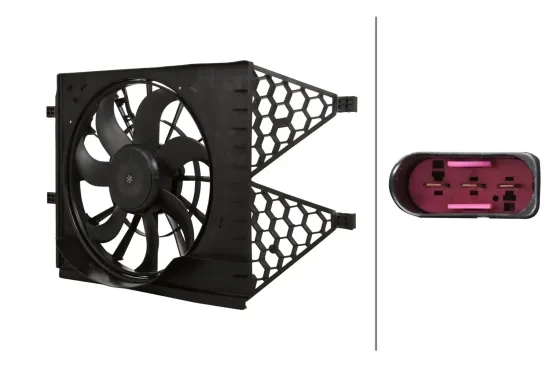 Lüfter, Motorkühlung 12 V HELLA 8EW 366 420-411 Bild Lüfter, Motorkühlung 12 V HELLA 8EW 366 420-411