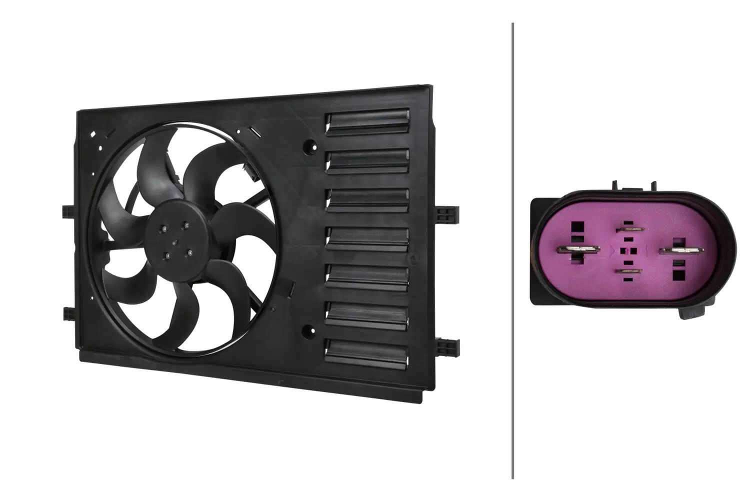 Lüfter, Motorkühlung 12 V HELLA 8EW 366 420-431