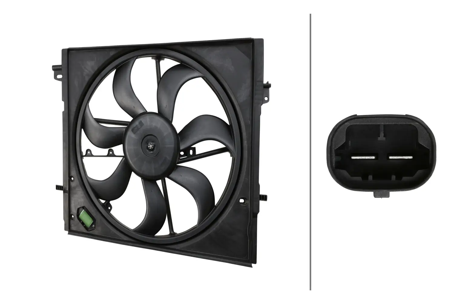 Lüfter, Motorkühlung 12 V HELLA 8EW 366 420-441