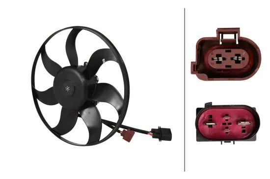 Lüfter, Motorkühlung 12 V HELLA 8EW 366 420-461 Bild Lüfter, Motorkühlung 12 V HELLA 8EW 366 420-461