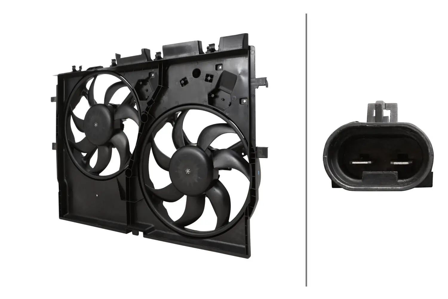 Lüfter, Motorkühlung 12 V HELLA 8EW 366 420-491