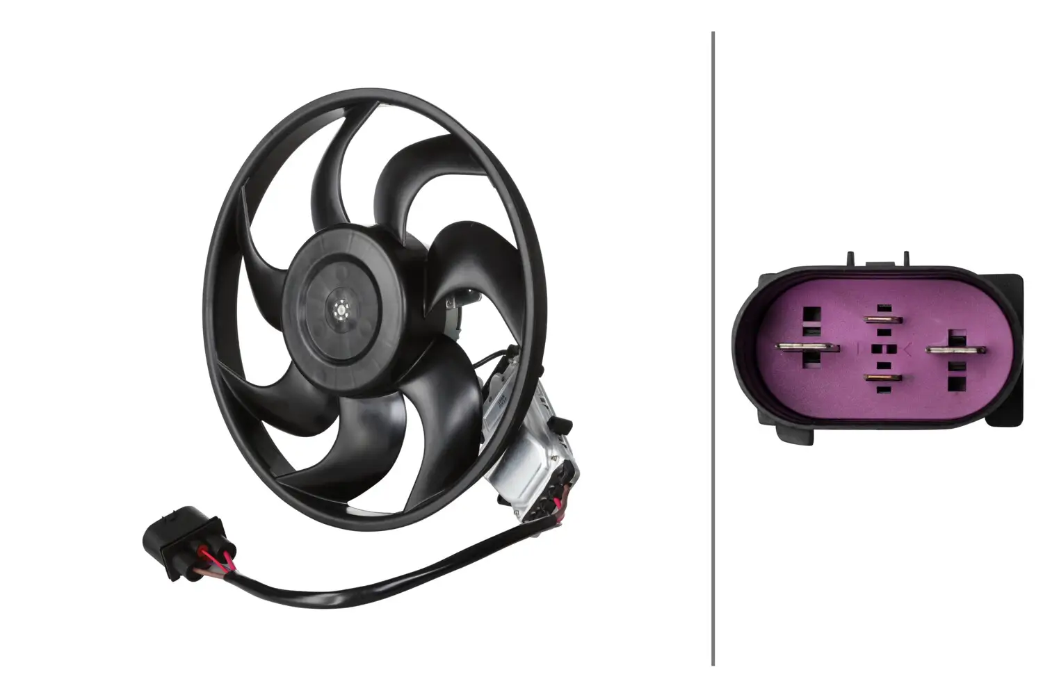 Lüfter, Motorkühlung 12 V HELLA 8EW 366 420-531