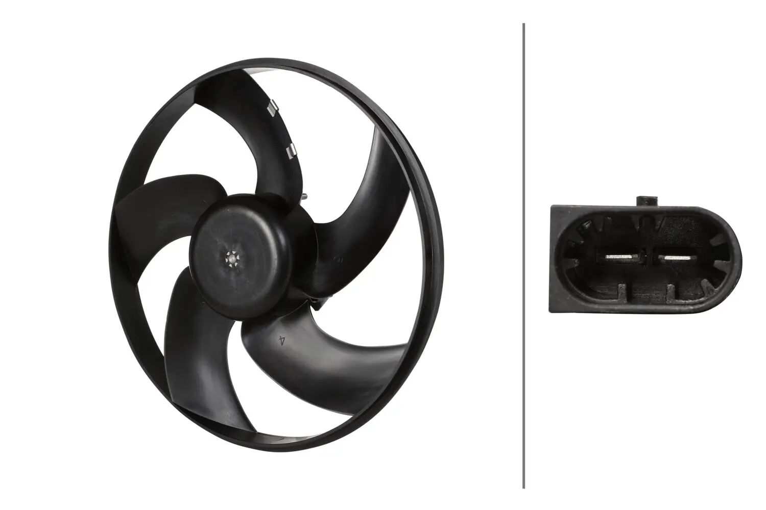 Lüfter, Motorkühlung 12 V HELLA 8EW 366 420-541