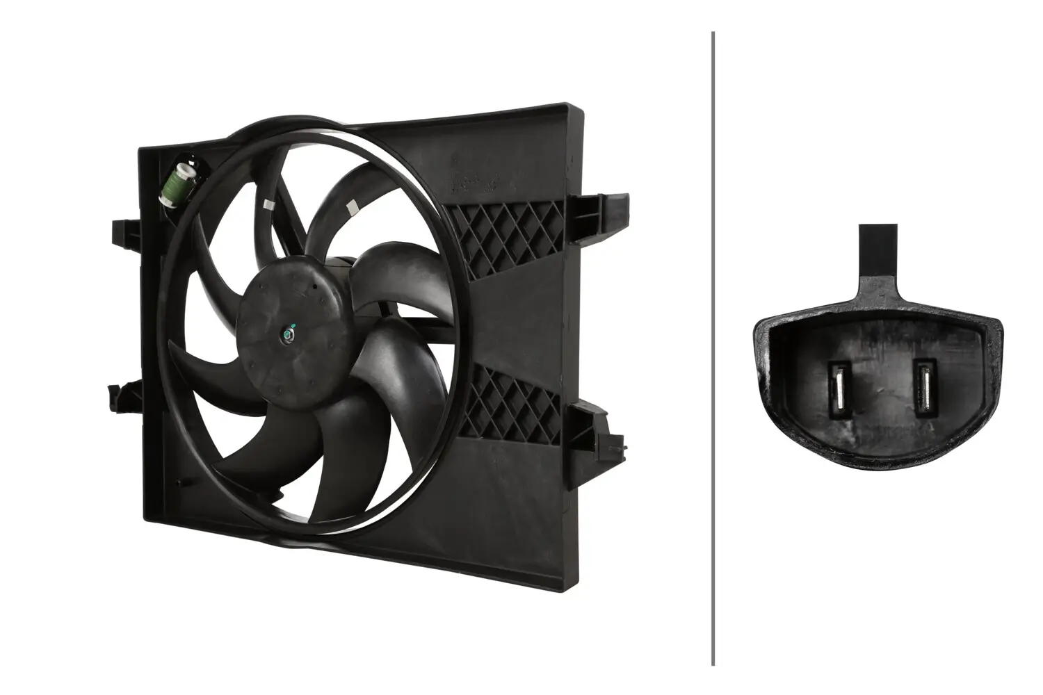 Lüfter, Motorkühlung 12 V HELLA 8EW 366 420-561