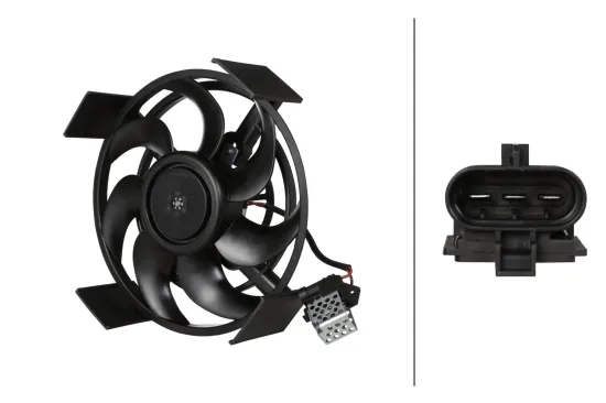 Lüfter, Motorkühlung 12 V HELLA 8EW 366 420-581 Bild Lüfter, Motorkühlung 12 V HELLA 8EW 366 420-581