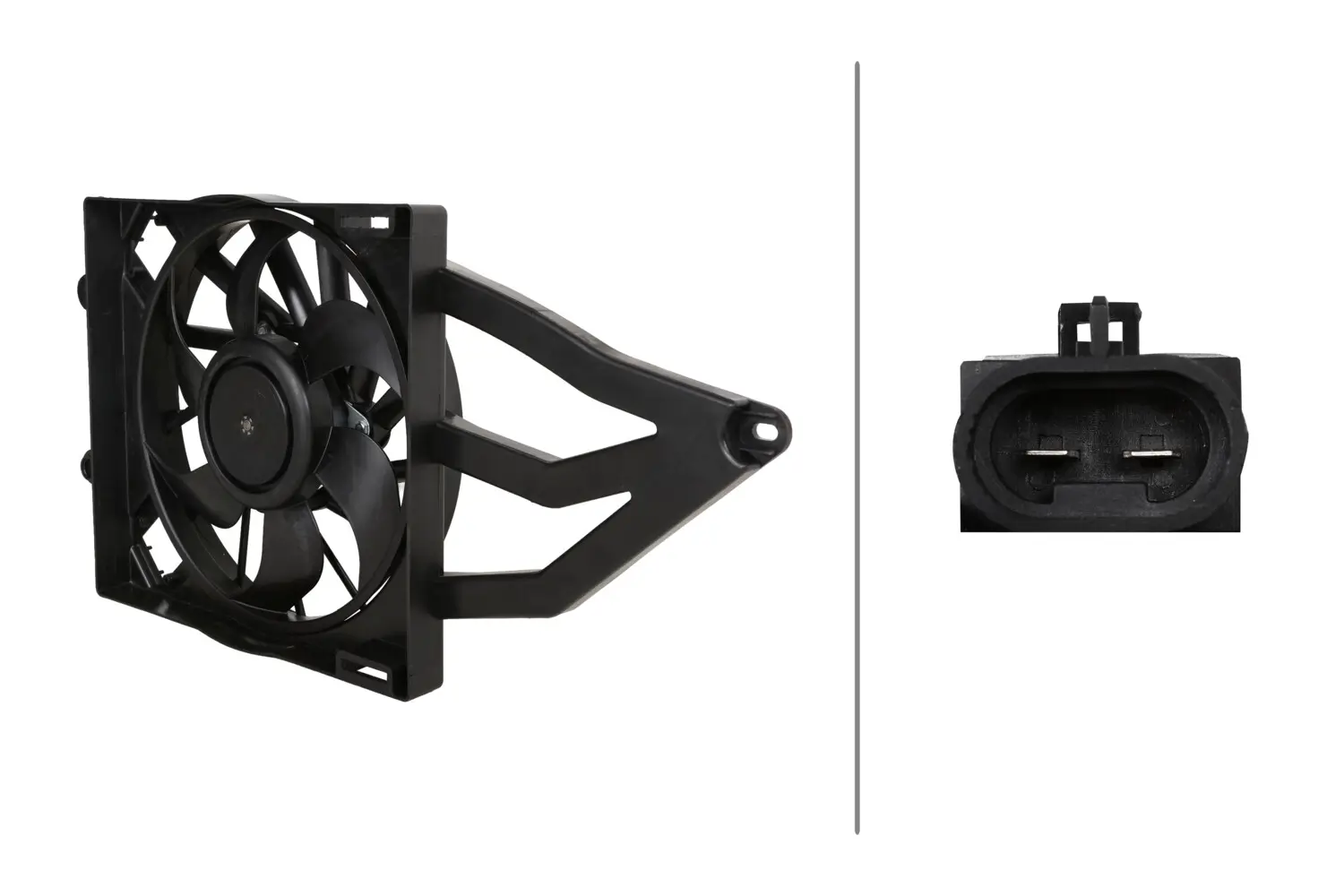 Lüfter, Motorkühlung 12 V HELLA 8EW 366 421-231