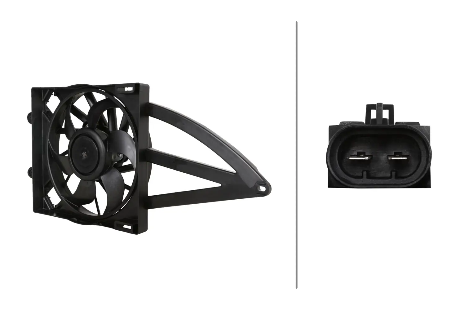 Lüfter, Motorkühlung 12 V HELLA 8EW 366 421-241