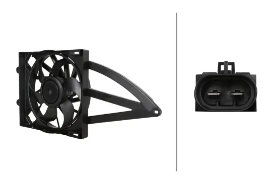 Lüfter, Motorkühlung 12 V HELLA 8EW 366 421-241 Bild Lüfter, Motorkühlung 12 V HELLA 8EW 366 421-241