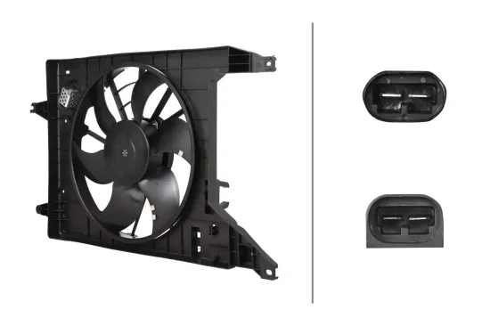 Lüfter, Motorkühlung 12 V HELLA 8EW 366 421-251 Bild Lüfter, Motorkühlung 12 V HELLA 8EW 366 421-251