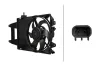 L&uuml;fter, Motork&uuml;hlung 12 V HELLA 8EW 366 421-271