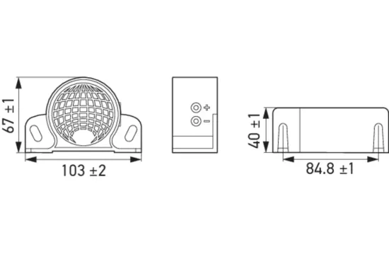 Rückfahrwarner HELLA 3SL 009 148-141 Bild Rückfahrwarner HELLA 3SL 009 148-141