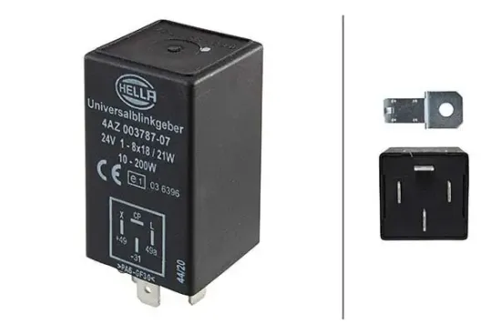 Blinkgeber 24 V HELLA 4AZ 003 787-071 Bild Blinkgeber 24 V HELLA 4AZ 003 787-071