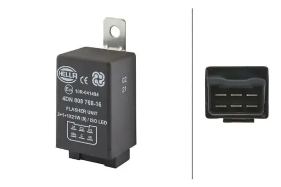 Blinkgeber 12 V HELLA 4DN 008 768-167 Bild Blinkgeber 12 V HELLA 4DN 008 768-167