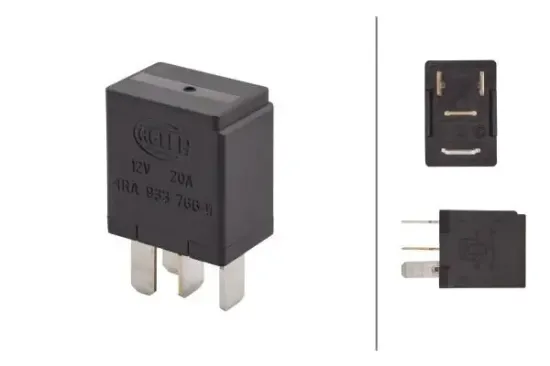 Relais, Arbeitsstrom 12 V HELLA 4RA 933 766-111 Bild Relais, Arbeitsstrom 12 V HELLA 4RA 933 766-111