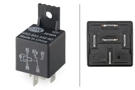 Relais, Arbeitsstrom 12 V HELLA 4RD 933 332-627 Bild Relais, Arbeitsstrom 12 V HELLA 4RD 933 332-627