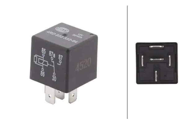 Relais, Kaltstartsteuerung 12 V HELLA 4RD 933 332-641