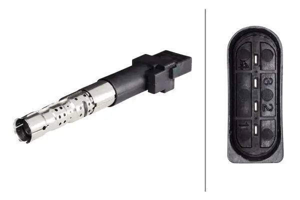 Zündspule 12 V HELLA 5DA 358 000-001