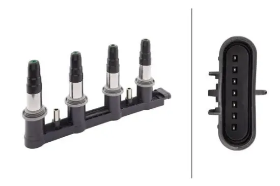 Zündspule 12 V HELLA 5DA 358 000-321 Bild Zündspule 12 V HELLA 5DA 358 000-321