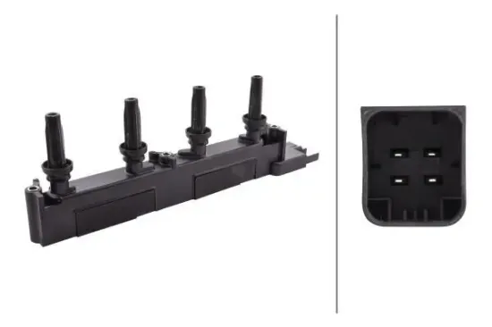 Zündspule 12 V HELLA 5DA 358 000-891 Bild Zündspule 12 V HELLA 5DA 358 000-891