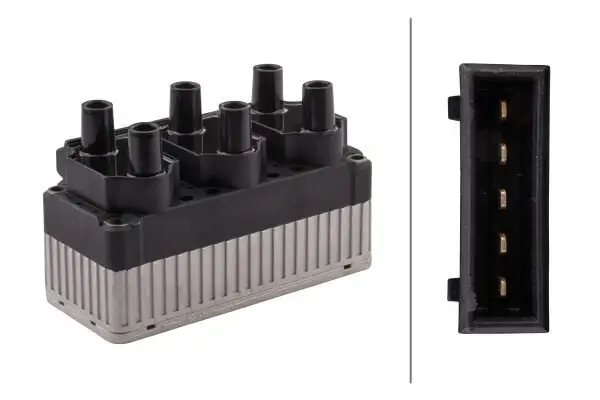 Zündspule 12 V HELLA 5DA 358 057-091