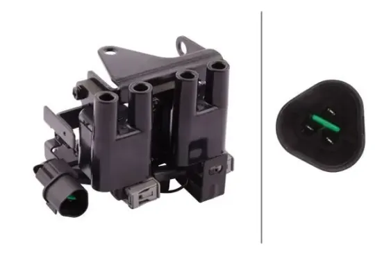 Zündspule für Zylinder 1-4 HELLA 5DA 358 057-941 Bild Zündspule für Zylinder 1-4 HELLA 5DA 358 057-941