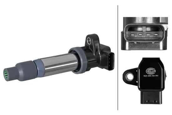 Zündspule HELLA 5DA 358 102-761 Bild Zündspule HELLA 5DA 358 102-761