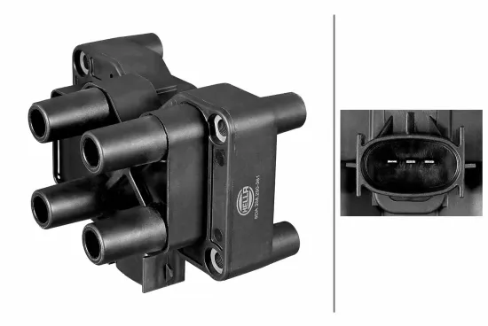 Zündspule HELLA 5DA 358 290-361 Bild Zündspule HELLA 5DA 358 290-361