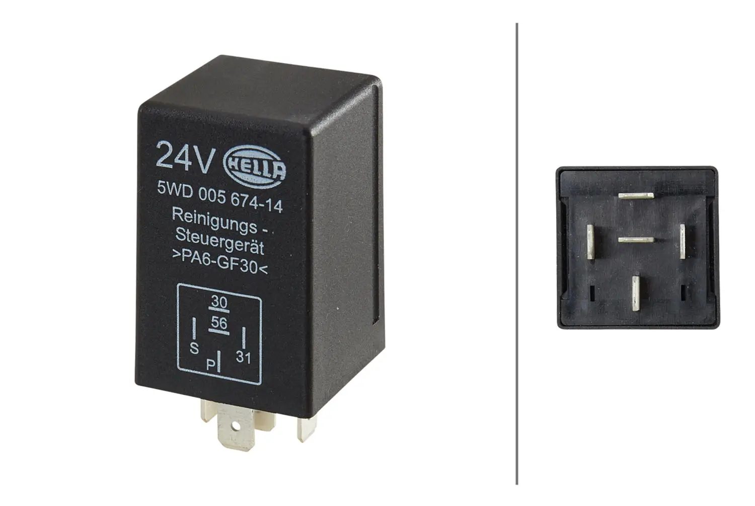 Relais, Scheinwerferreinigung HELLA 5WD 005 674-147