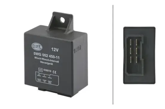Relais, Wisch-Wasch-Intervall 12 V HELLA 5WG 002 450-111 Bild Relais, Wisch-Wasch-Intervall 12 V HELLA 5WG 002 450-111