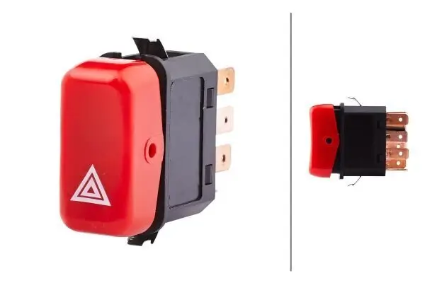 Warnblinkschalter 24 V HELLA 6HH 004 175-016