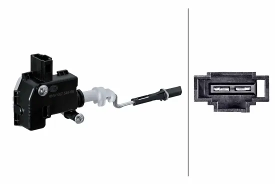 Stellelement, Tankklappe Fahrzeugseite HELLA 6NW 007 546-591 Bild Stellelement, Tankklappe Fahrzeugseite HELLA 6NW 007 546-591