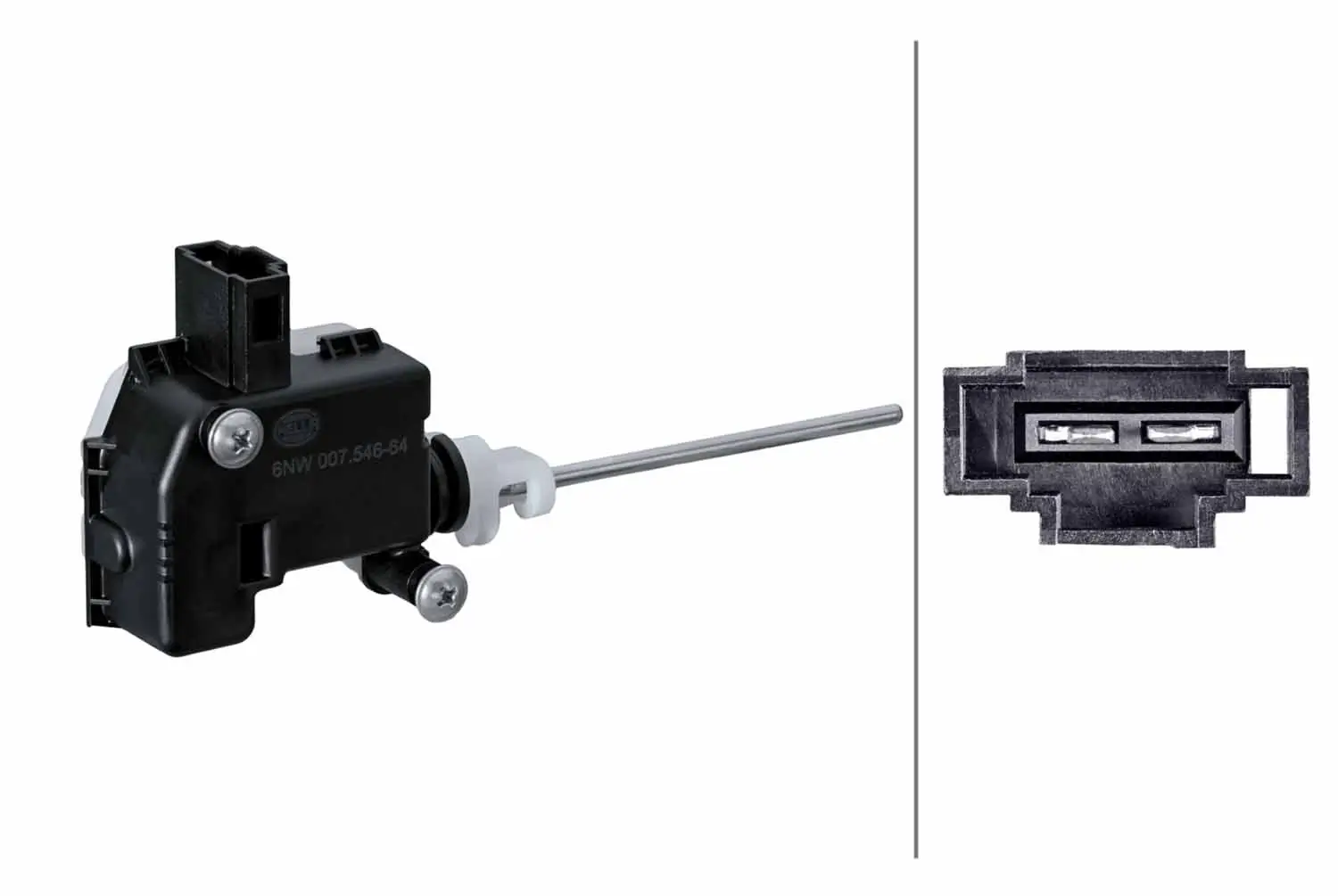 Stellelement, Tankklappe Fahrzeugseite HELLA 6NW 007 546-641