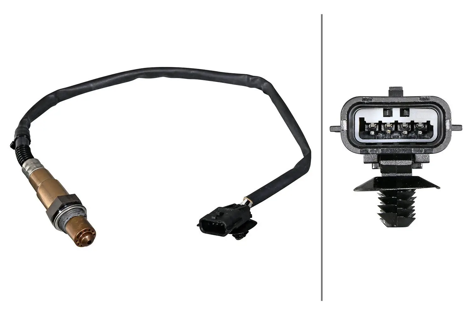 Lambdasonde nach Katalysator vor Katalysator HELLA 6PA 358 221-301