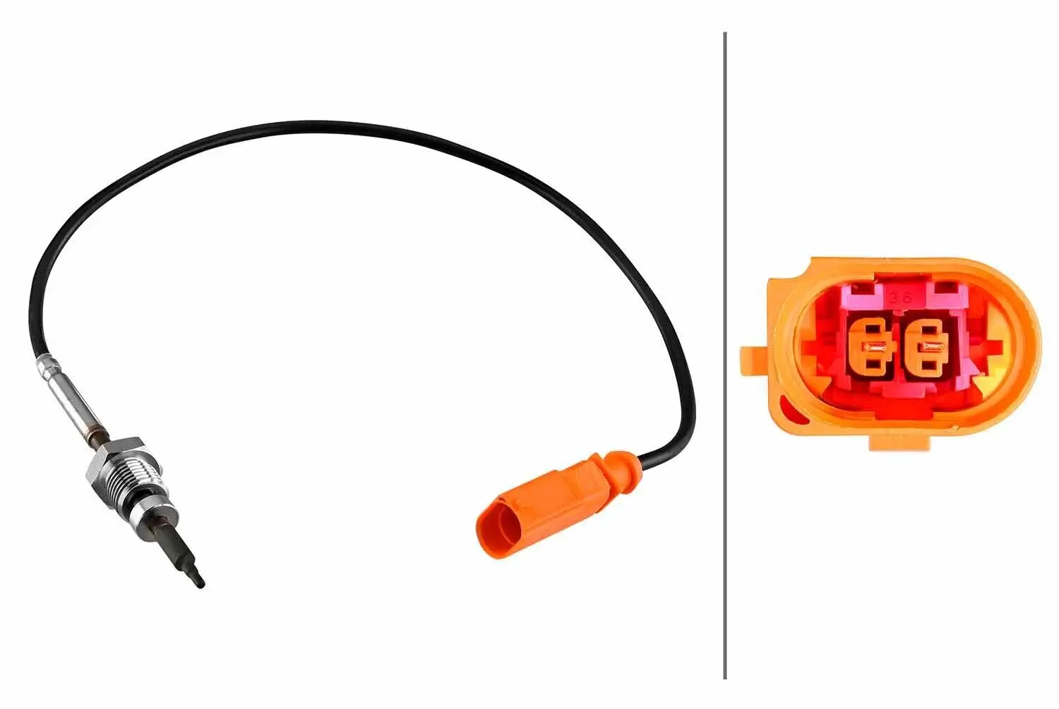 Sensor, Abgastemperatur HELLA 6PT 010 376-831