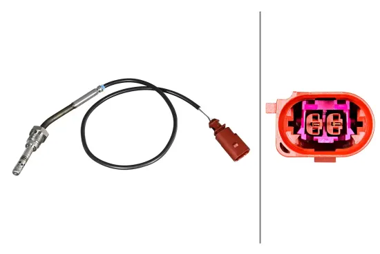 Sensor, Abgastemperatur vor Rußpartikelfilter HELLA 6PT 010 376-951 Bild Sensor, Abgastemperatur vor Rußpartikelfilter HELLA 6PT 010 376-951