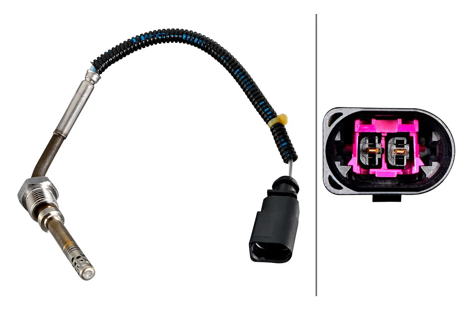 Sensor, Abgastemperatur nach Rußpartikelfilter HELLA 6PT 010 376-971