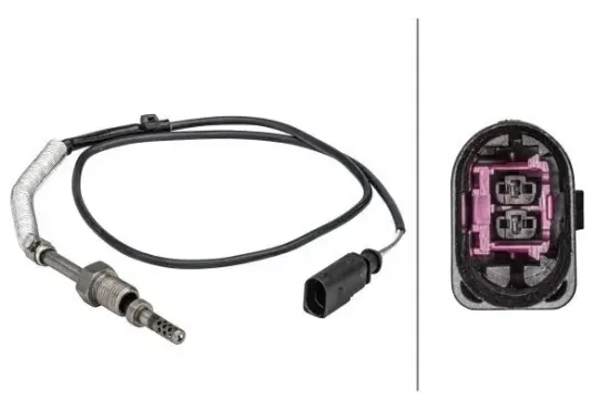 Sensor, Abgastemperatur vor Abgasturbolader HELLA 6PT 358 181-111 Bild Sensor, Abgastemperatur vor Abgasturbolader HELLA 6PT 358 181-111