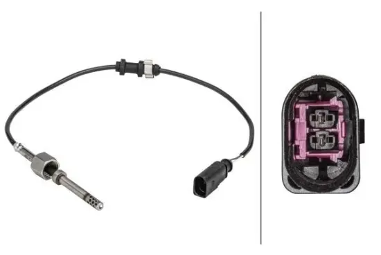 Sensor, Abgastemperatur vor Katalysator HELLA 6PT 358 181-151 Bild Sensor, Abgastemperatur vor Katalysator HELLA 6PT 358 181-151