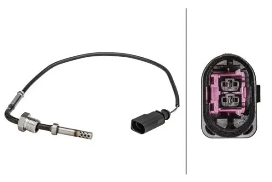 Sensor, Abgastemperatur HELLA 6PT 358 181-161 Bild Sensor, Abgastemperatur HELLA 6PT 358 181-161