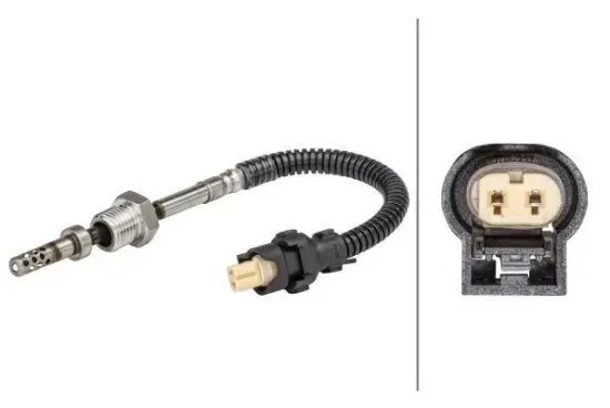 Sensor, Abgastemperatur vor Abgasturbolader HELLA 6PT 358 181-221 Bild Sensor, Abgastemperatur vor Abgasturbolader HELLA 6PT 358 181-221