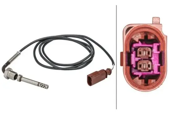 Sensor, Abgastemperatur vor Rußpartikelfilter HELLA 6PT 358 181-421 Bild Sensor, Abgastemperatur vor Rußpartikelfilter HELLA 6PT 358 181-421