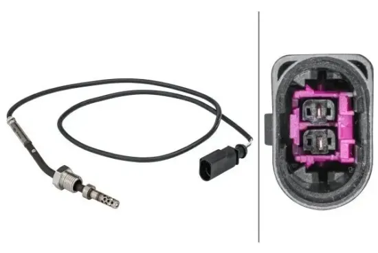 Sensor, Abgastemperatur vor Abgasturbolader HELLA 6PT 358 181-541 Bild Sensor, Abgastemperatur vor Abgasturbolader HELLA 6PT 358 181-541