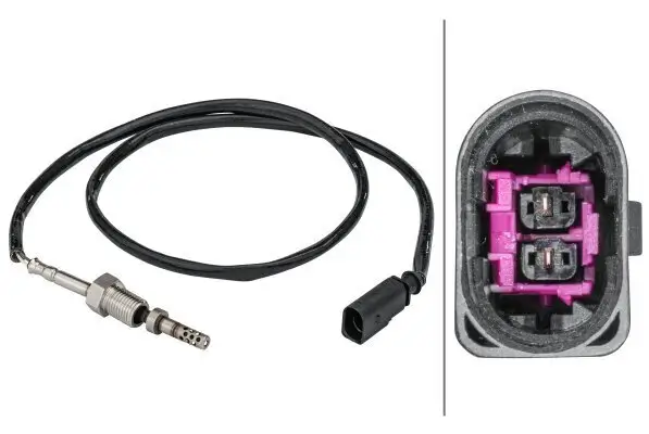 Sensor, Abgastemperatur vor Abgasturbolader HELLA 6PT 358 181-641